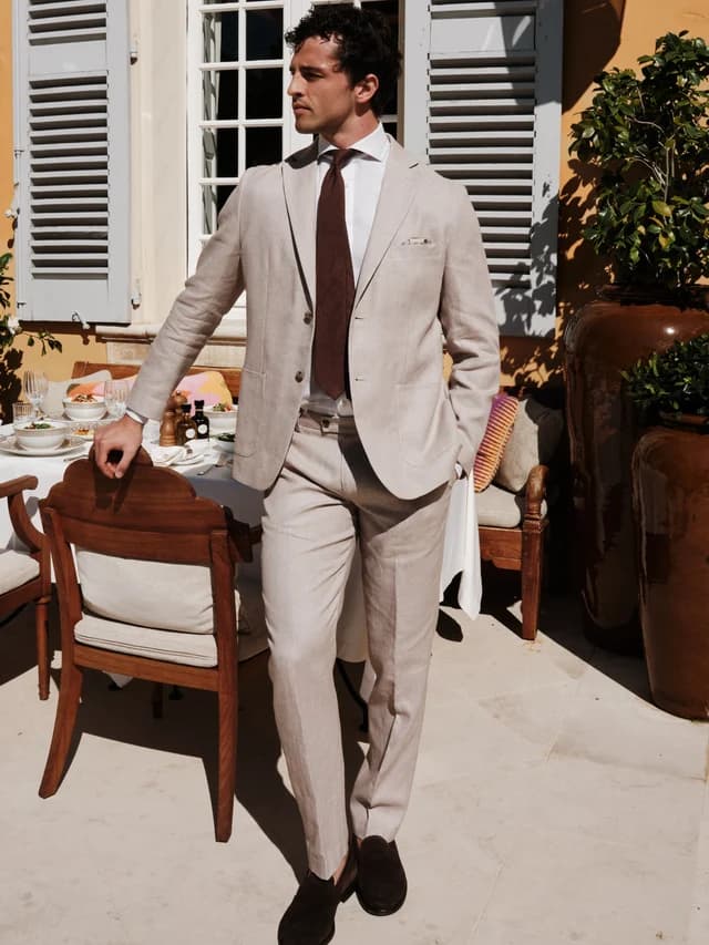 Linen Suit Terrace