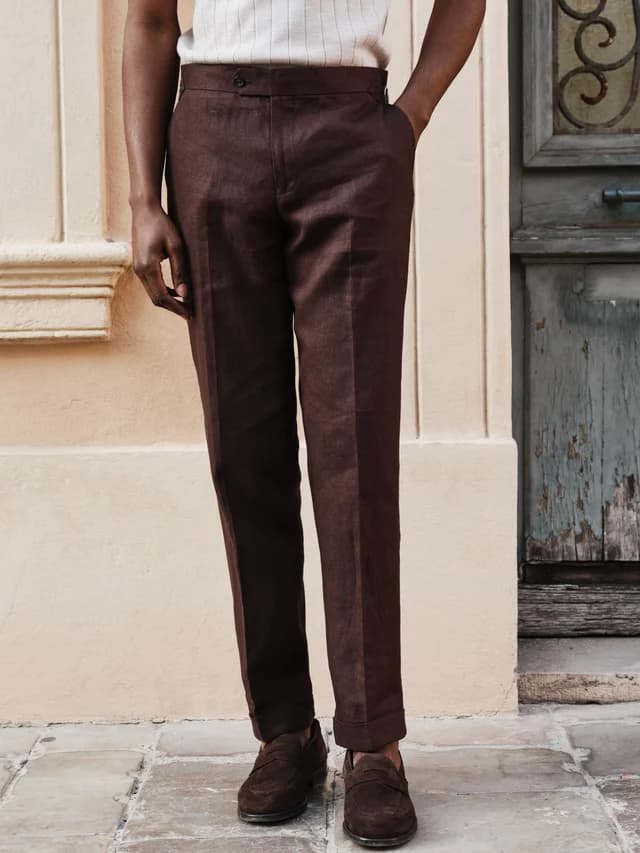 Chocolate Linen