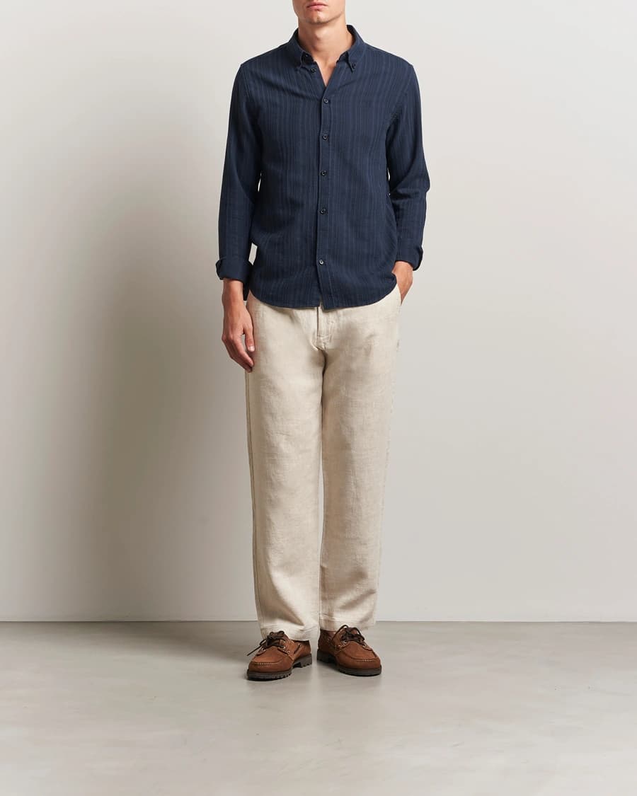 Linen & Navy