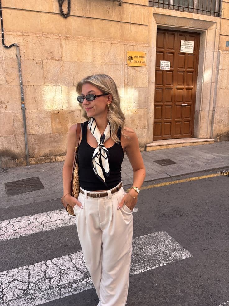 Scarf & Trousers